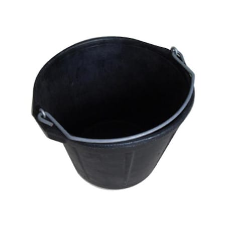 Master Rancher Master Rancher MR10QR-BUCK-BLK 10 Quart Rubber Bucket 175932